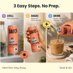Protein Hazelnut Iced Coffee