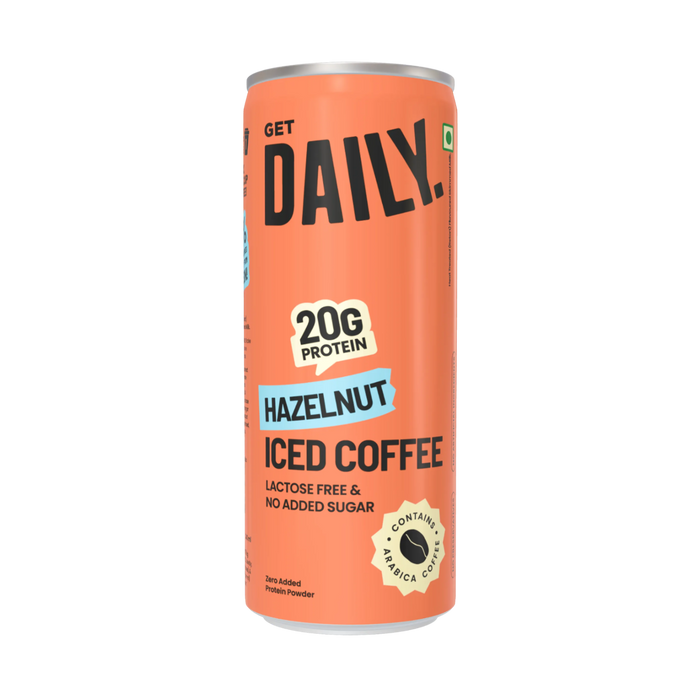 Protein Hazelnut Iced Coffee