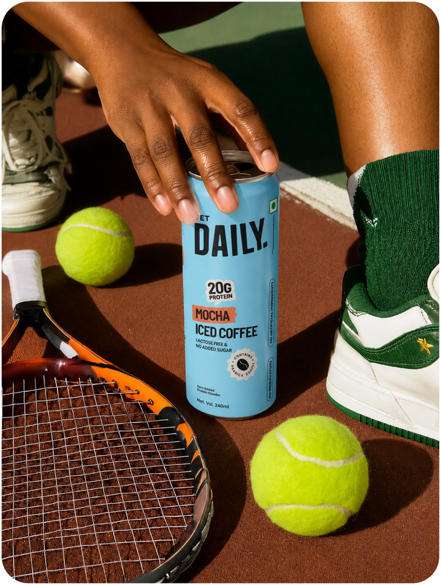 Get Daily iced coffee at pickleball